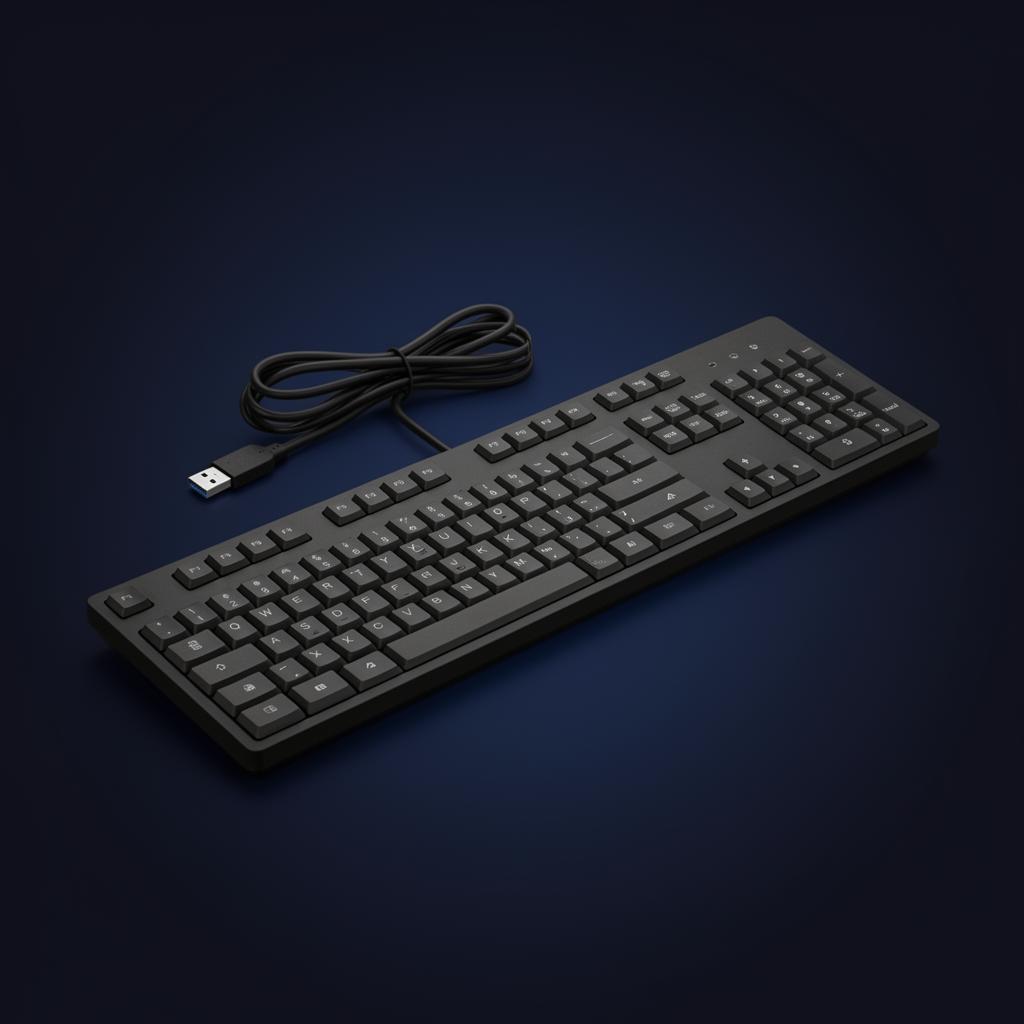 Clavier Amazon Basics AZERTY filaire